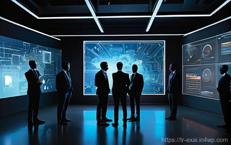 설명 가능한 AI와 ERP 시스템 통합 - **Prompt 1: Illuminating the 'Black Box' of AI Decisions**
"A visually striking image depicting ...