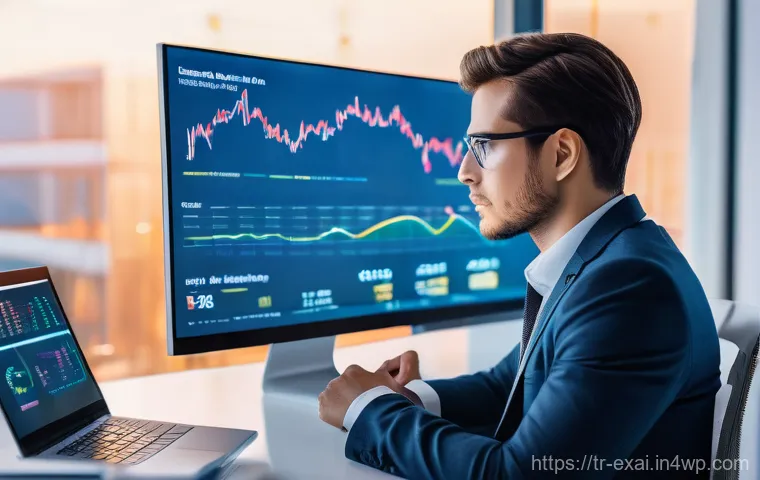 설명 가능한 AI의 상호작용 디자인 - **Prompt:** A young professional, dressed in smart-casual business attire, sits at a modern, well-li...